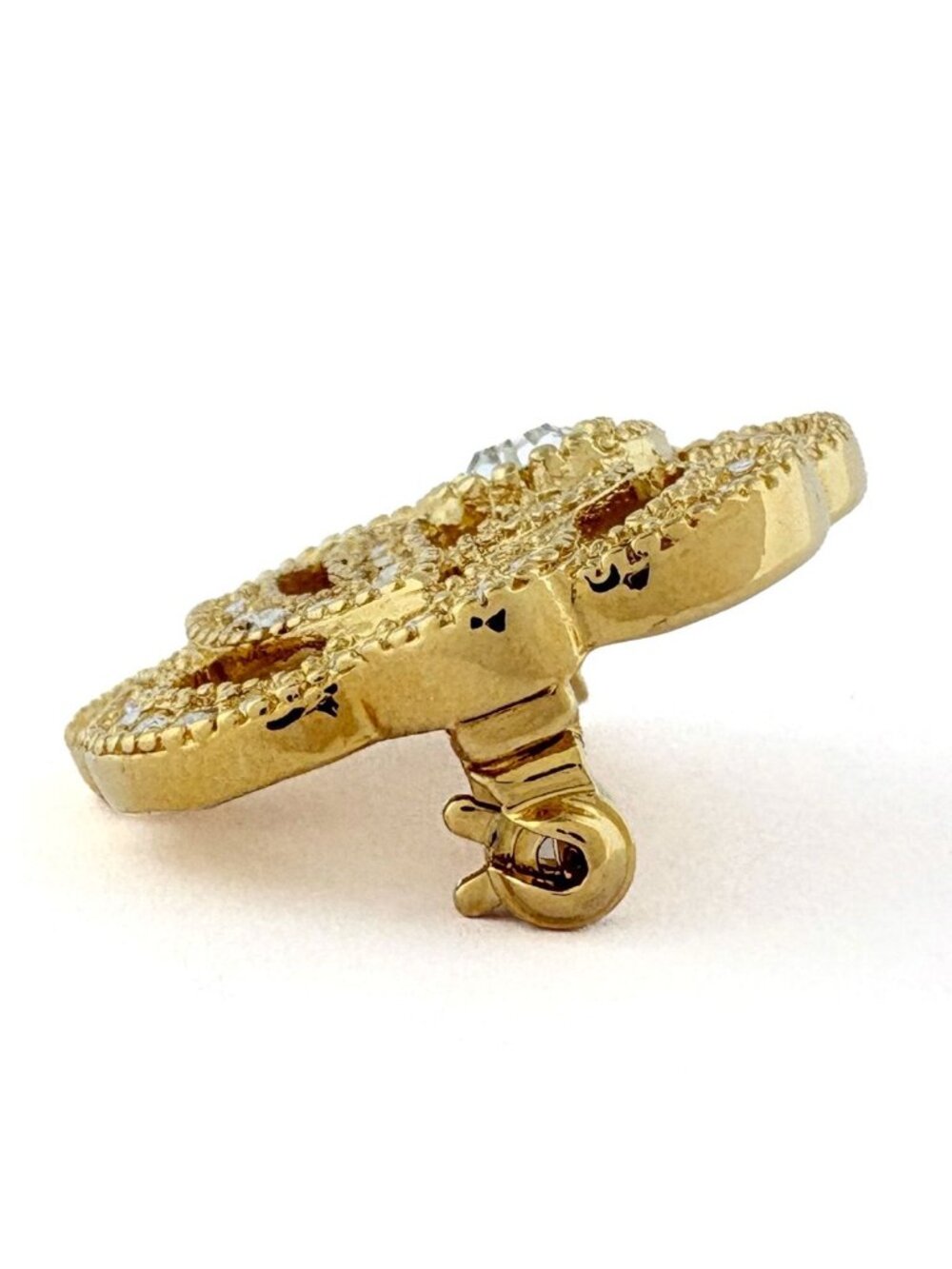Dior Brooch Rhinestone Gold - Picture 3 of 5